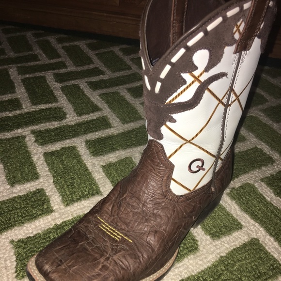 Ariat Boots brown/white (slightly used) - Picture 2 of 5